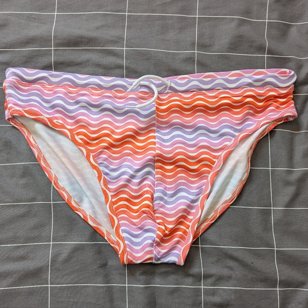 ASOS Multicolor Wavey Stripe Swim Briefs